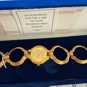 Franklin Mint Cleopatra Bracelet Watch • Vintage